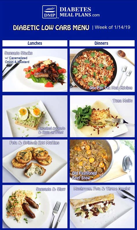 Pin On Weekly Diabetes Meal Plans