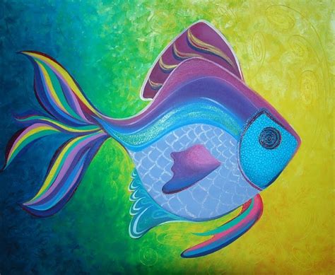 1000 Images About Funky Fish Art On Pinterest Abstract Art Lady