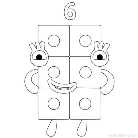 Numberblocks Coloring Pages Number 11