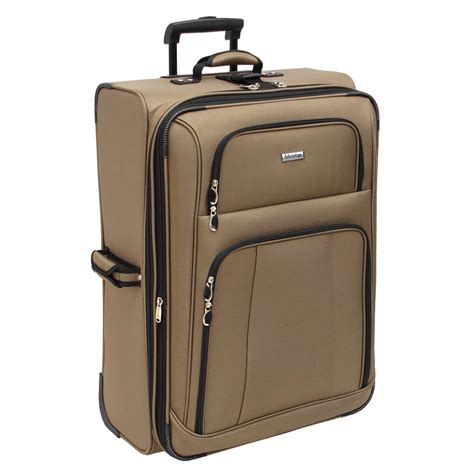 Advantage Luggage 28 Upright Rolling Suitcase Taupe