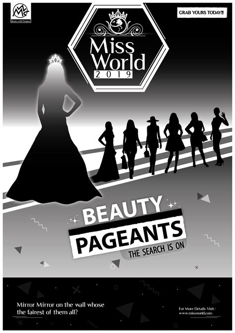 Poster Beauty Pageant Miss World Pageant