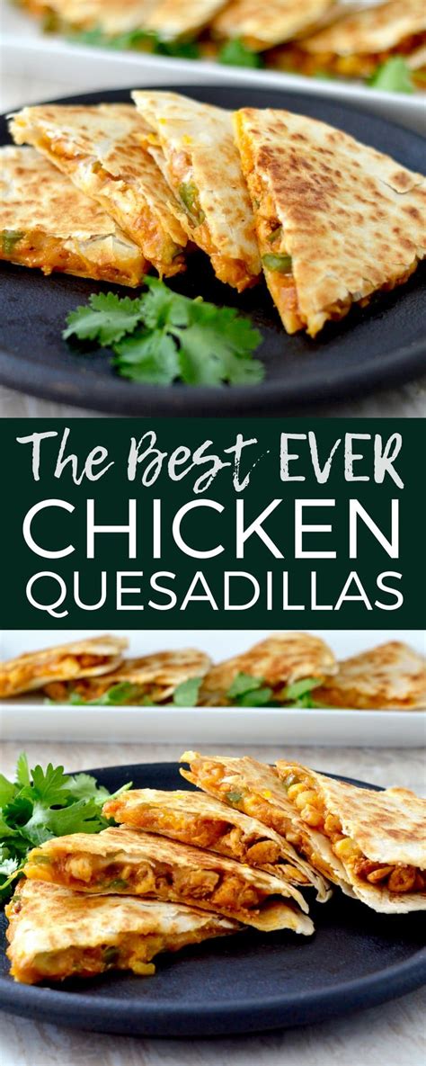 And i still make these quesadillas for my clients to this day. This is the Best Chicken Quesadilla Recipe EVER! It's a ...