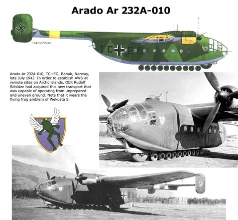 Era un bimotor (aunque en. 1/72 - Arado Ar.232A-0 Tausendfüßler by Mars Models - 3D ...