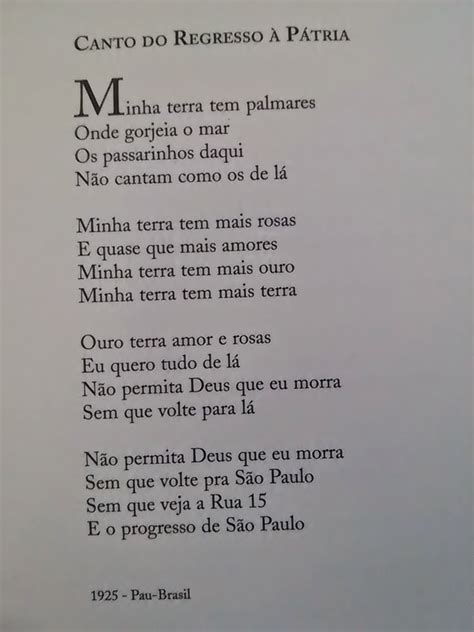 Canto De Regresso à Pátria