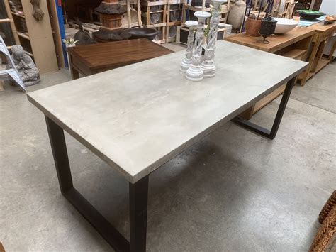 Amazing construction reinforced concrete kitchen table & install kitchen table with granite. Contemporary 8 Seater Concrete Dining Table in 2020 ...