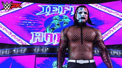 WWE 2K19 PC Mods Jeff Hardy 21 Attire Face Paint GFX W No More