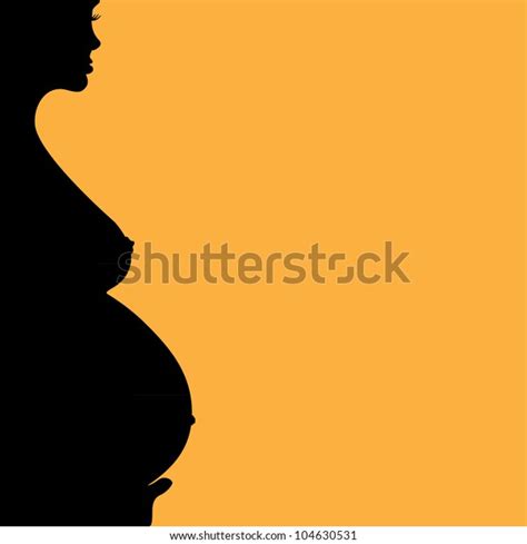 Pregnant Naked Woman Silhouette Illustration The Best Porn Website