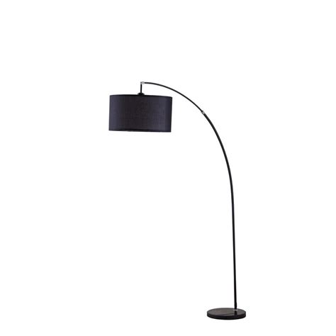 From the 360 lighting brand, this elegant arc floor lamp offers contemporary styling for your home. ORE International 86 in. Bella Black Arc Marble Floor Lamp-6931BK - The Home Depot