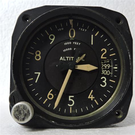 Altimeter Sensitive Type C 12 50000 Ft Us Army Air Force Wwii