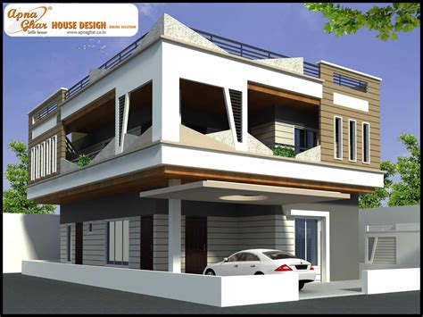 Duplex House Design | ApnaGhar- House Design | Page 3