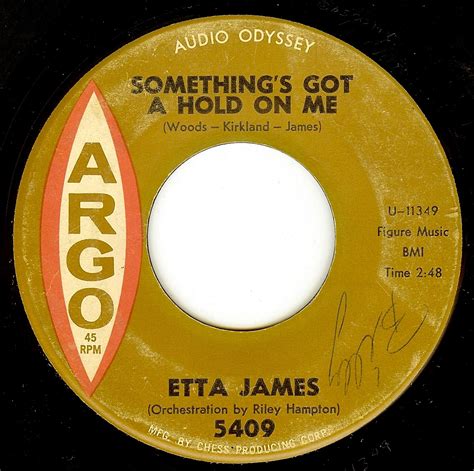 Etta James Something's Got A Hold On Me - Derek's Daily 45: ETTA JAMES - SOMETHING'S GOT A HOLD ON ME
