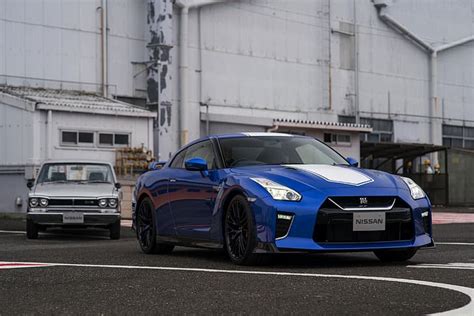X Px Free Download HD Wallpaper Blue Coupe Nissan GT R Skyline R Th