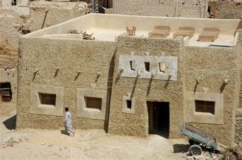 In Ancient Egypt People Built Their Homes From Sun Dried Bricks Made