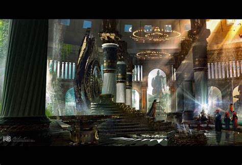 Concept Art The Palace Of Ancient Atlantis Ancient Atlantis