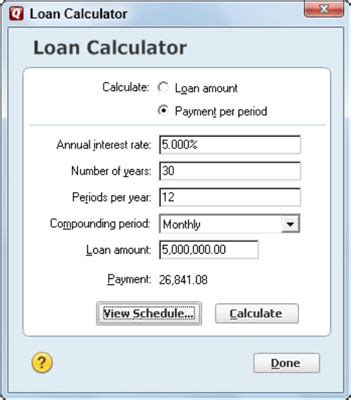 The Quicken Loan Calculator Dummies
