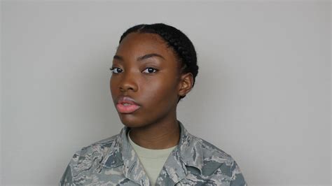 The straight hair on this short weave gives black women a simple and everyday look. Natural Hair|Military or Professional Hairstyles for Women ...