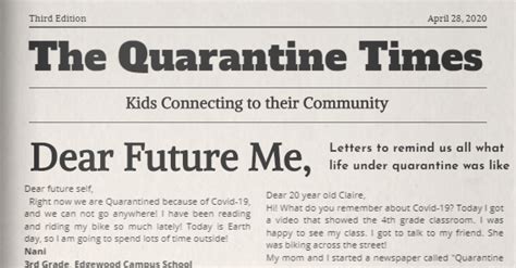 Check spelling or type a new query. Making The News: Kids Reflect On COVID-19 Experiences In ...