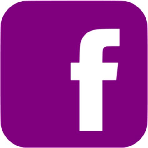 Download High Quality Facebook Icon Transparent Purple Transparent Png
