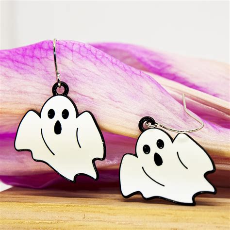 Halloween Ghost Earrings Earsense Earrings For Sensitive Ears