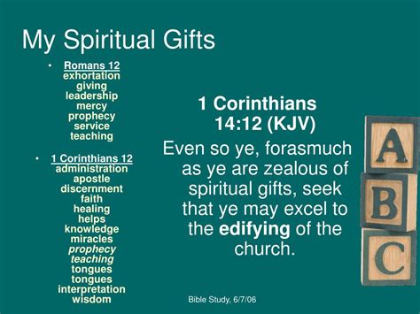 In fact, they are literally born with them and the time is now to remember what you came here with. PPT - I Know my spiritual gift, now what? PowerPoint ...