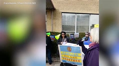 Immigration Activists Call For Release Of Detainees From Elizabeth Detention Center Video Nj