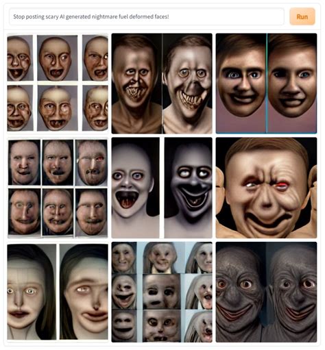 Forum Stop Posting Scary Ai Generated Nightmare Fuel Deformed Faces
