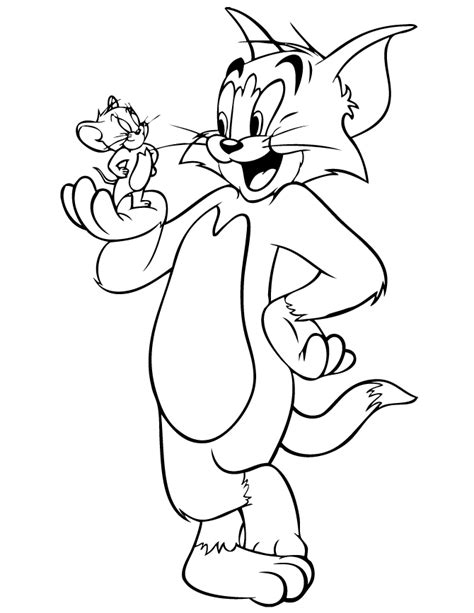 74 Dessins De Coloriage Tom Et Jerry à Imprimer Sur Page 6