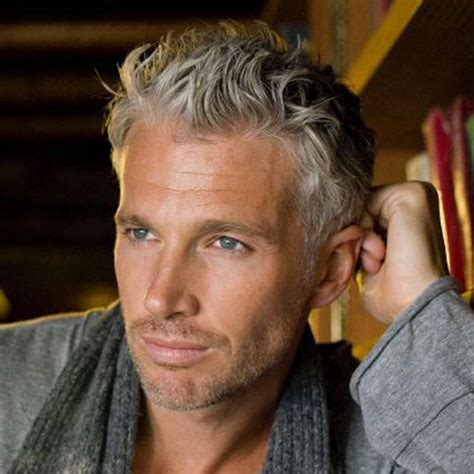 Hairstyles for straight hair can be simple or complex as this hair type is easy to style. Silver and Grey Hair For Men