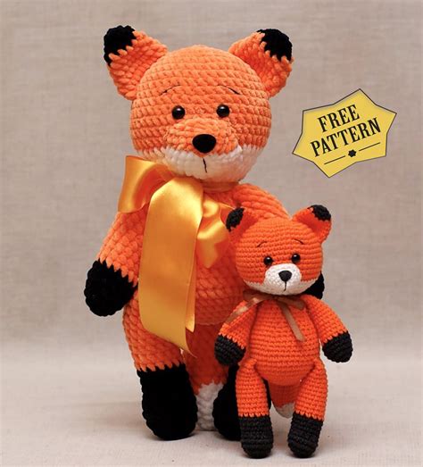 Amigurumi Plush Fox Crochet Free Pattern - Always Free Amigurumi