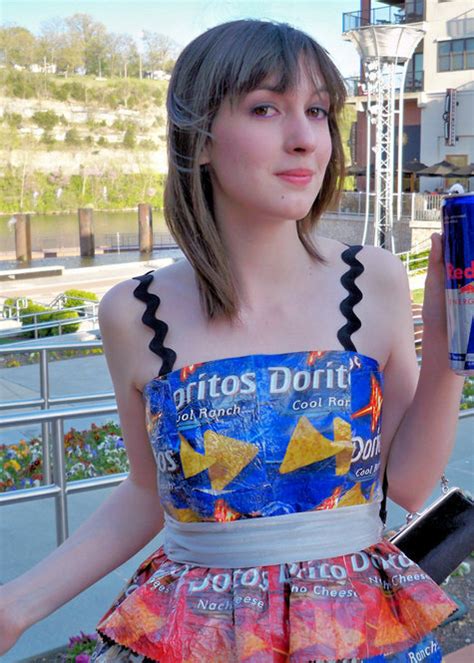 Cardboard Prom Dress Is Just The Right Fit For This Young Woman The Two Way Npr