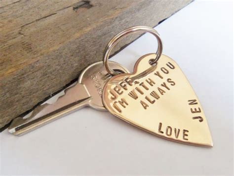 Choose from our personalized gift items and send to your loved ones with free shipping. Personalized Keychain for Boyfriend Gift for Husband Key ...