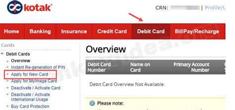 No minimum balance, no foreign transaction fees, 55,000+ free atms. Apply Kotak Mahindra Bank ATM Debit Card Online Through Net Banking - BankingIdea.org