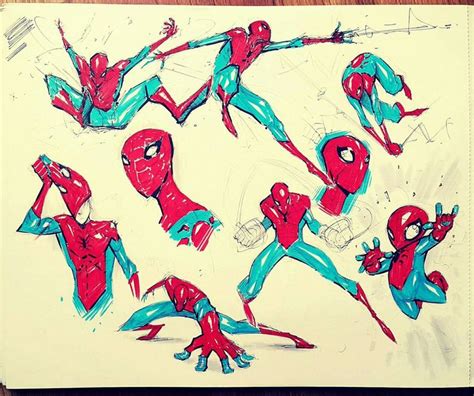 Spidey Doodles 2 By Color Reaper On Deviantart Spiderman Drawing