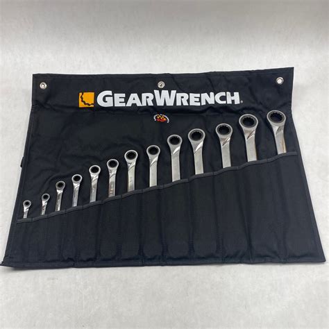 Gearwrench 13 Pc Sae Xl Combination Ratcheting Wrench Set 85199r