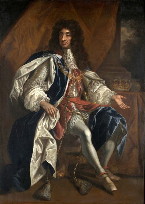 Portrait Of King Charles Ii Of England Scotland And Ireland By Thomas Hawker 1660 Charles Ii