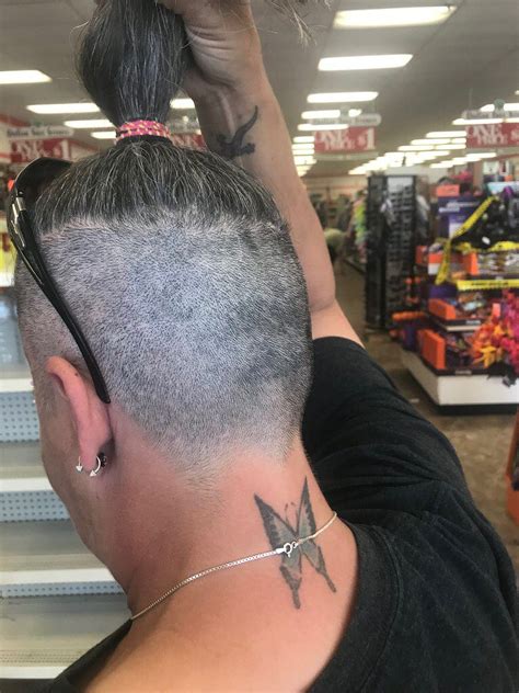 Pin By David Connelly On Side Shaved Haircuts 4 Behind Ear Tattoo