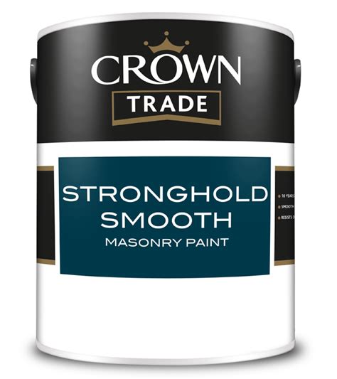 Crown Trade Stronghold Smooth Masonry Paint By Crown Paints