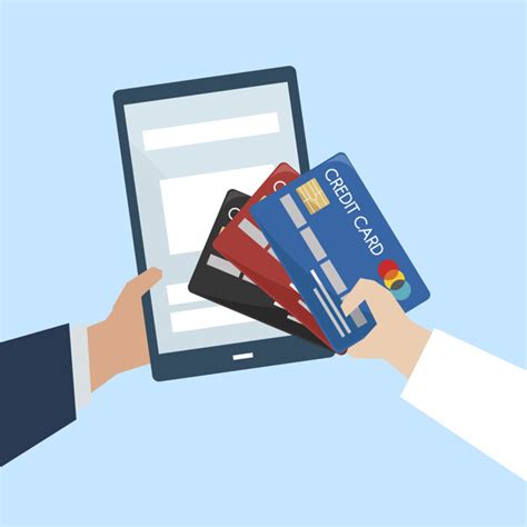Pay in person find a payment location near you. Illustration of online payment with credit card | Premium Vector