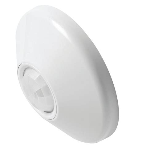 Infrared ceiling motion detector is 360 d trio, for indoors and out, ideal for porches, carports, overhanging roofs and balconies, 360° angle of coverage, reach up to 12 m all. Lithonia Lighting Ceiling Mount Extended Range 360 Degree ...