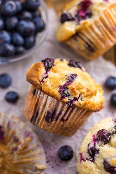 Blueberry Muffins Baker By Nature Recipe Bakery Style Blueberry Muffins Muffin Recipes