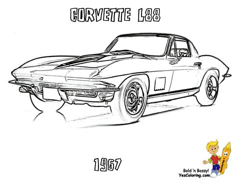 American muscle car coloring sheets for boys. Brawny Muscle Car Coloring Pages on Pinterest Muscle ...