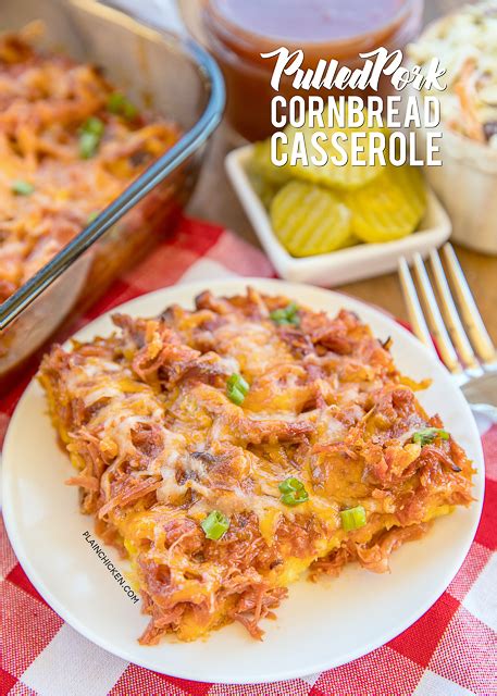 Enter custom recipes and notes of your own. Pulled Pork Cornbread Casserole | Plain Chicken®