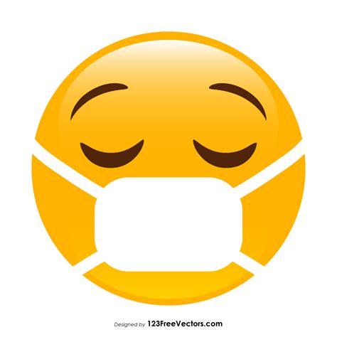 Face With Medical Mask Emoji Clipart