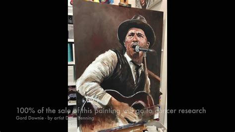 Gord Downie Time Lapse Painting Youtube