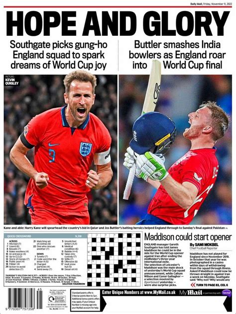 Periódico Daily Mail Sport Reino Unido Periódicos De Reino Unido