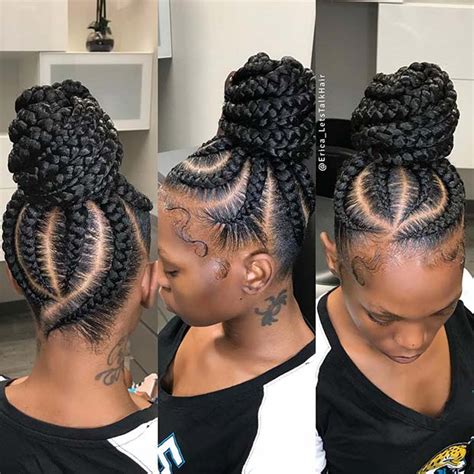 Rope braids give a twisted look. 23 Beautiful Braided Updos for Black Hair | Page 2 of 2 ...