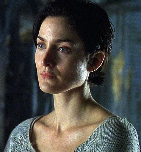 The Matrix Carrie Anne Moss Trinity Character Profile Carrie Anne Moss Trinity Matrix