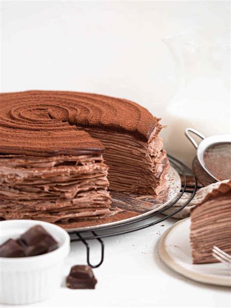 Chocolate Crepe Cake Catherine Zhang