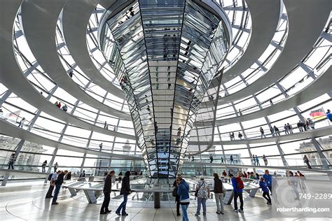 The Reichstag Dome German Parliament Stock Photo