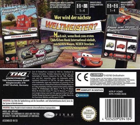 Cars Mater National Championship Boxarts For Nintendo Ds The Video